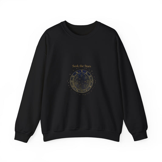 Celestial Moon Phase Crewneck Sweatshirt | Astrology, Constellation Art