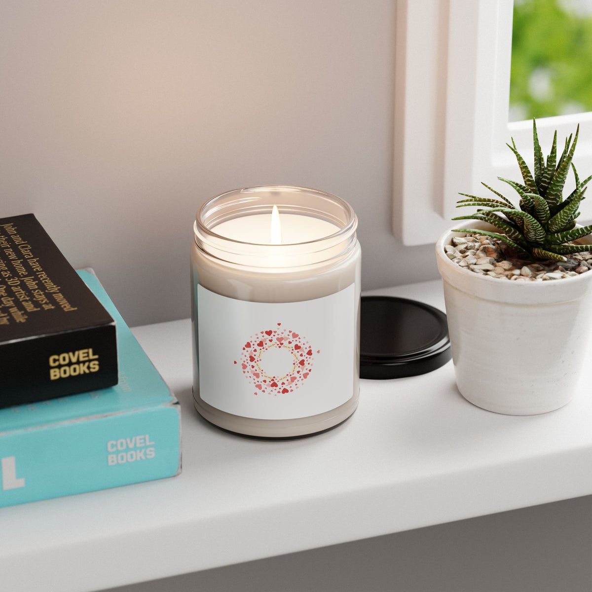 Tiny Heart Confetti Soy Candle, 9oz | Tiny Hearts Everywhere