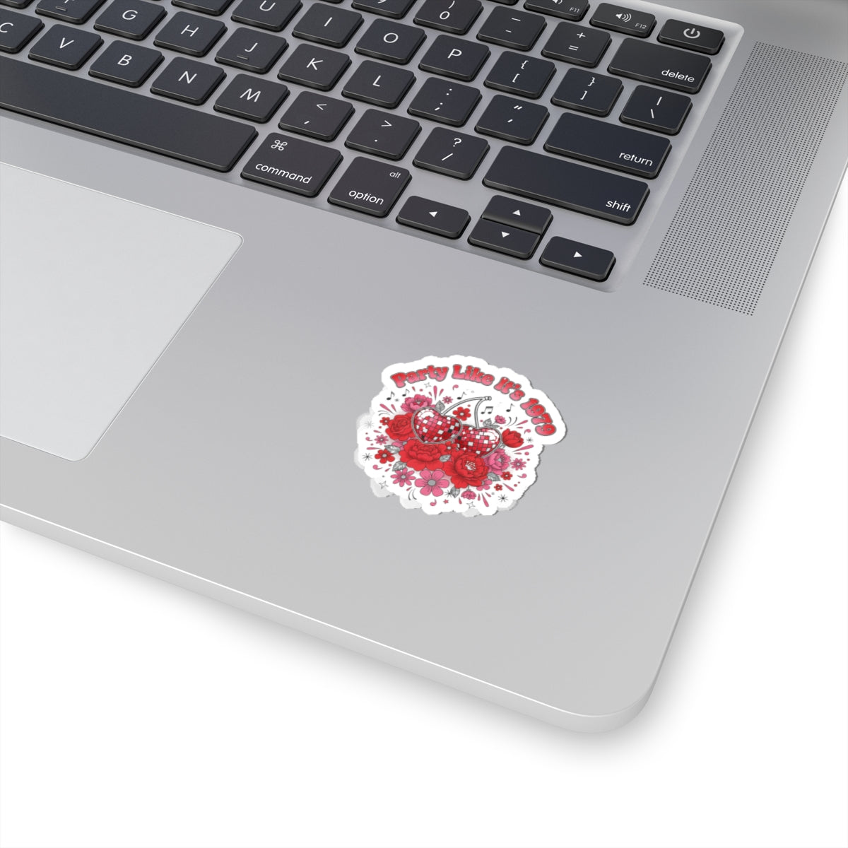 Disco Cherry Hearts Kiss-Cut Stickers | Sparkly Hearts, Retro Romance