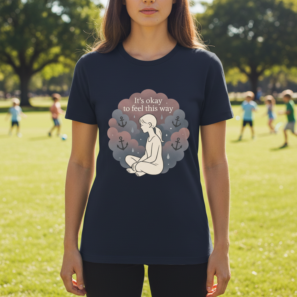It's Okay to Feel This Way T‑Shirt — Mental Health Awareness Tee