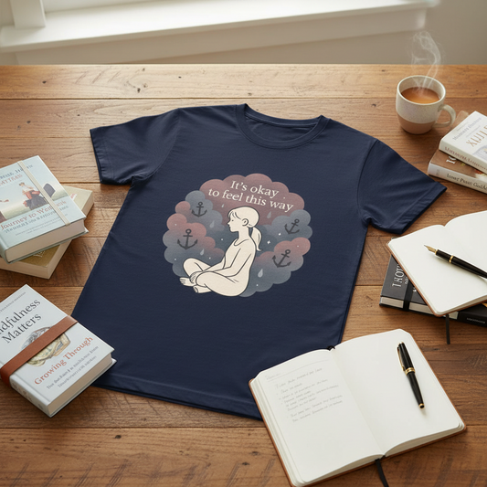 It's Okay to Feel This Way T‑Shirt — Mental Health Awareness Tee