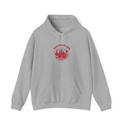 Disco Cherry Hearts Hoodie | sparkly hearts, retro romance