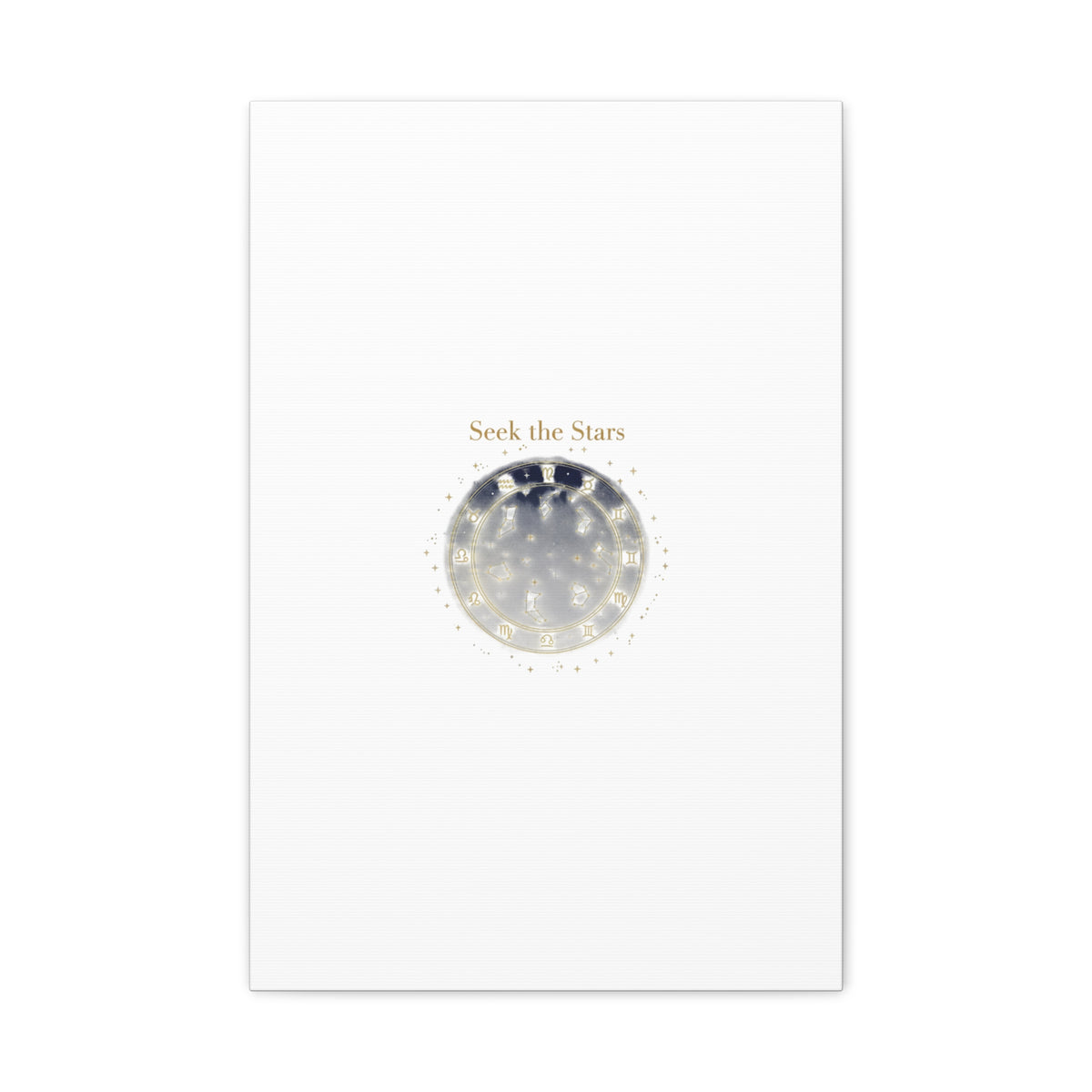 Seek the Stars Canvas | Celestial Astrology Art, Constellation Wall Decor