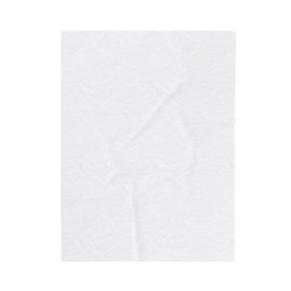 Disco Cherry Hearts Floral Velveteen Blanket | sparkly hearts, retro romance