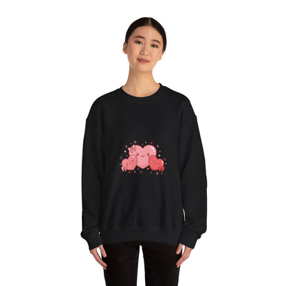 Tiny Heart Doodle Sweatshirt | tiny heart design, heart pattern shirt