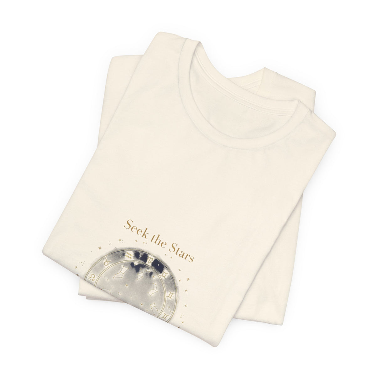 Seek the Stars Tee | celestial moon phase, minimalist astrology shirt