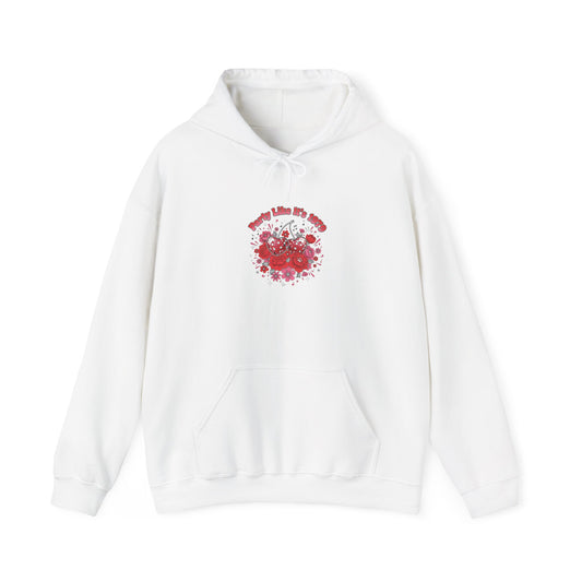 Disco Cherry Hearts Hoodie | sparkly hearts, retro romance
