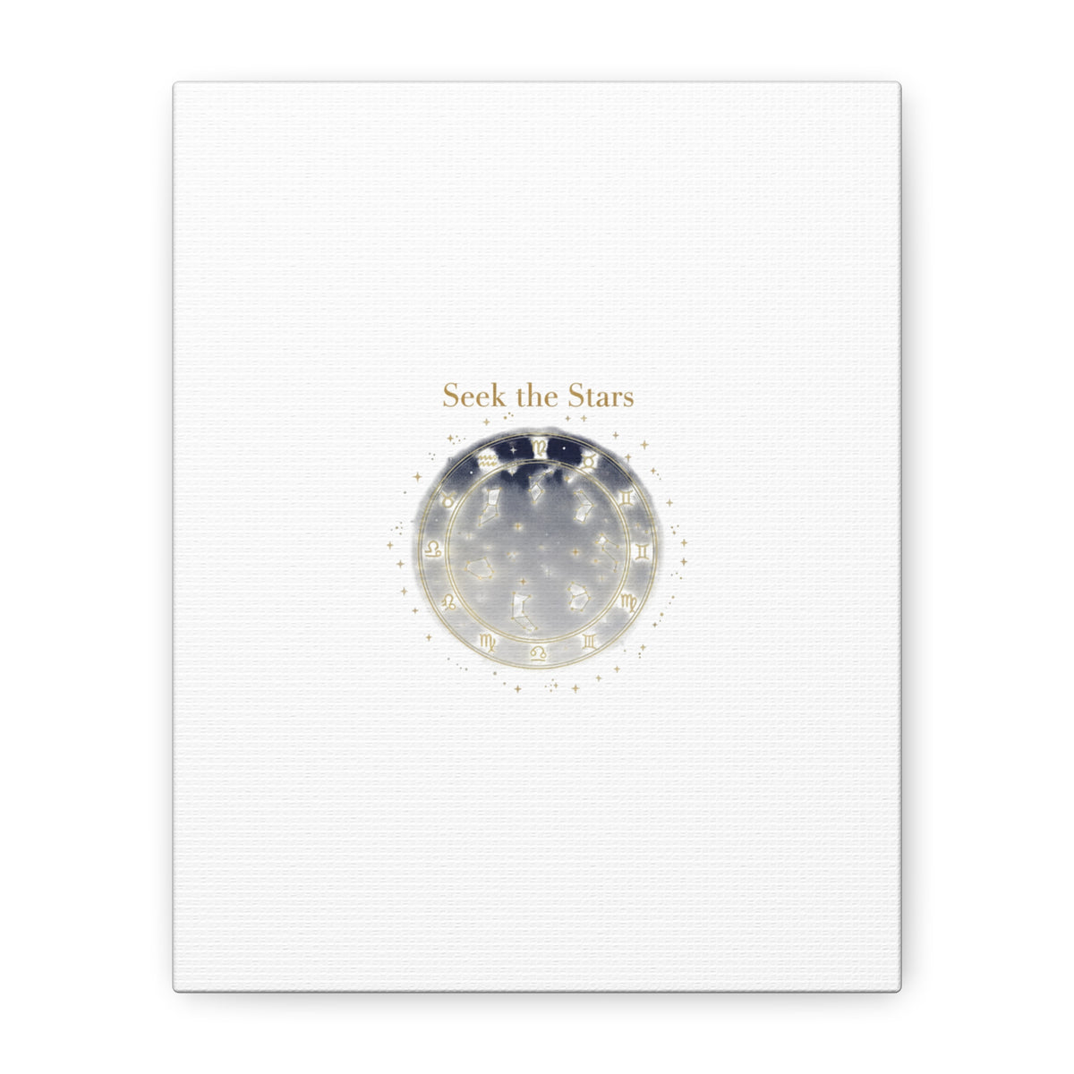 Seek the Stars Canvas | Celestial Astrology Art, Constellation Wall Decor