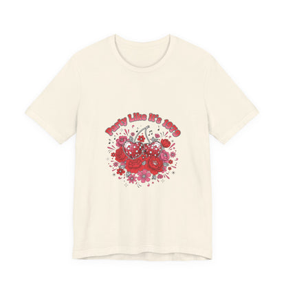 Disco Cherry Hearts Tee | sparkly hearts, retro romance
