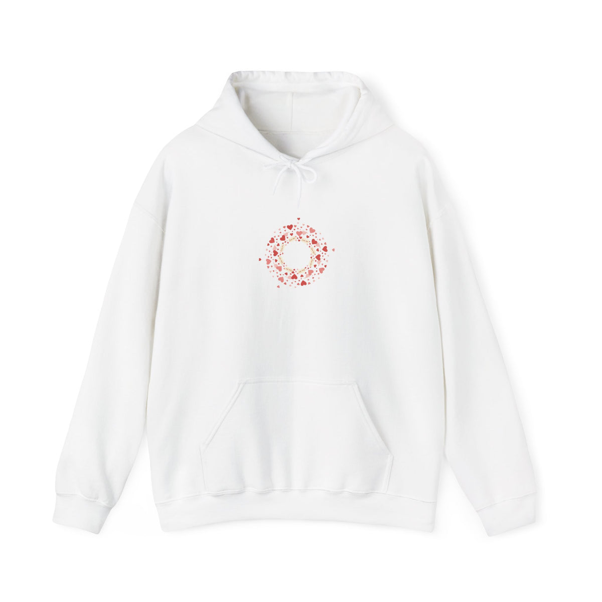 Tiny Heart Wreath Hoodie | tiny heart design, valentine doodle
