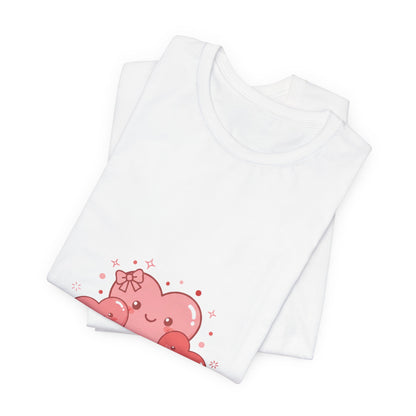 Kawaii Tiny Heart Family Tee | tiny heart design, valentine doodle