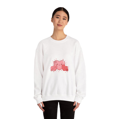 Tiny Heart Doodle Sweatshirt | tiny heart design, heart pattern shirt