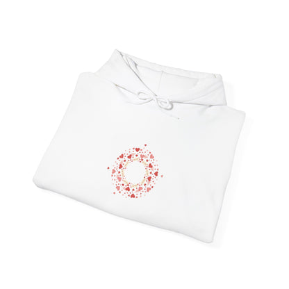 Tiny Heart Wreath Hoodie | tiny heart design, valentine doodle