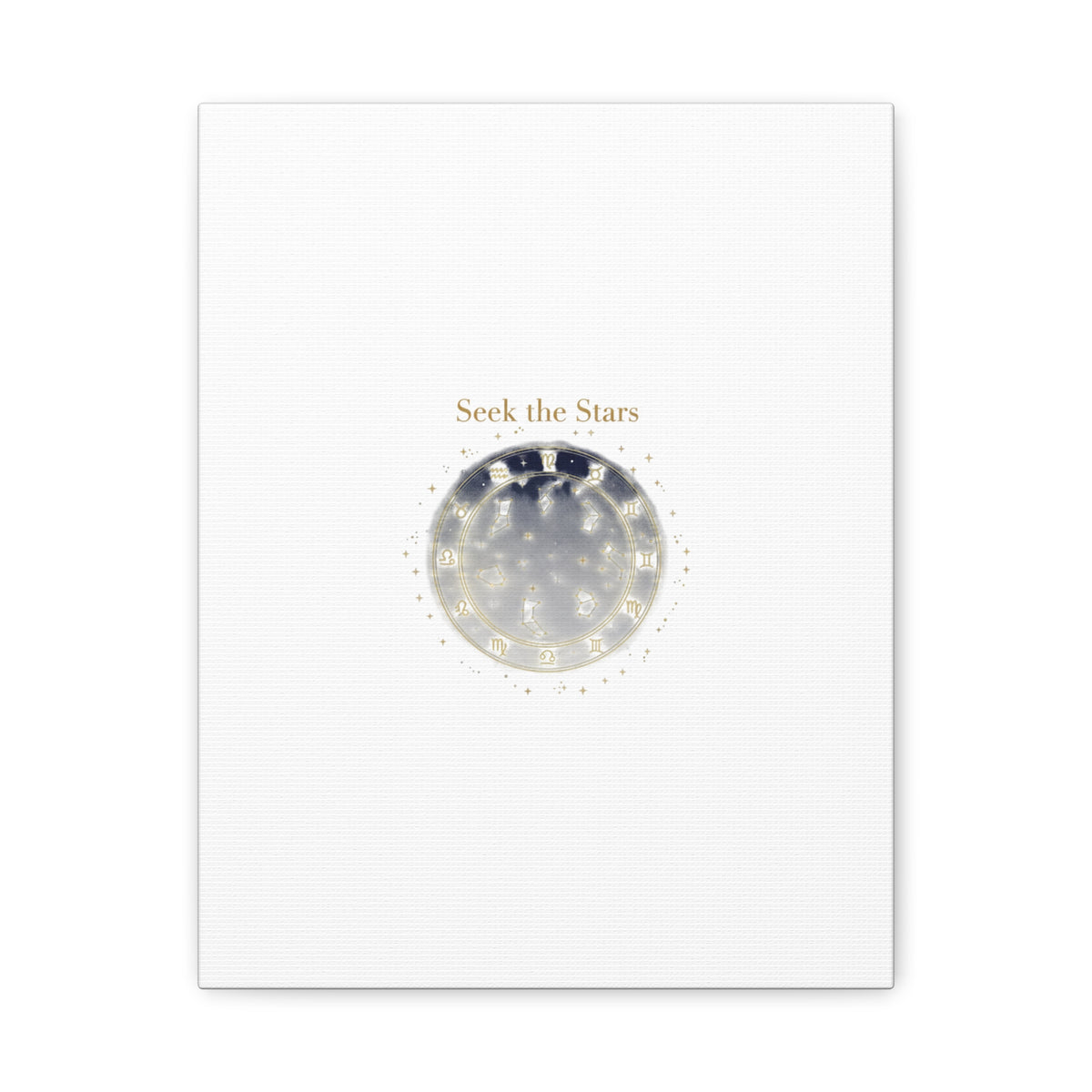 Seek the Stars Canvas | Celestial Astrology Art, Constellation Wall Decor