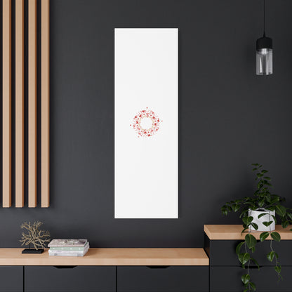 Tiny Heart Wreath Canvas | tiny heart design, valentine doodle