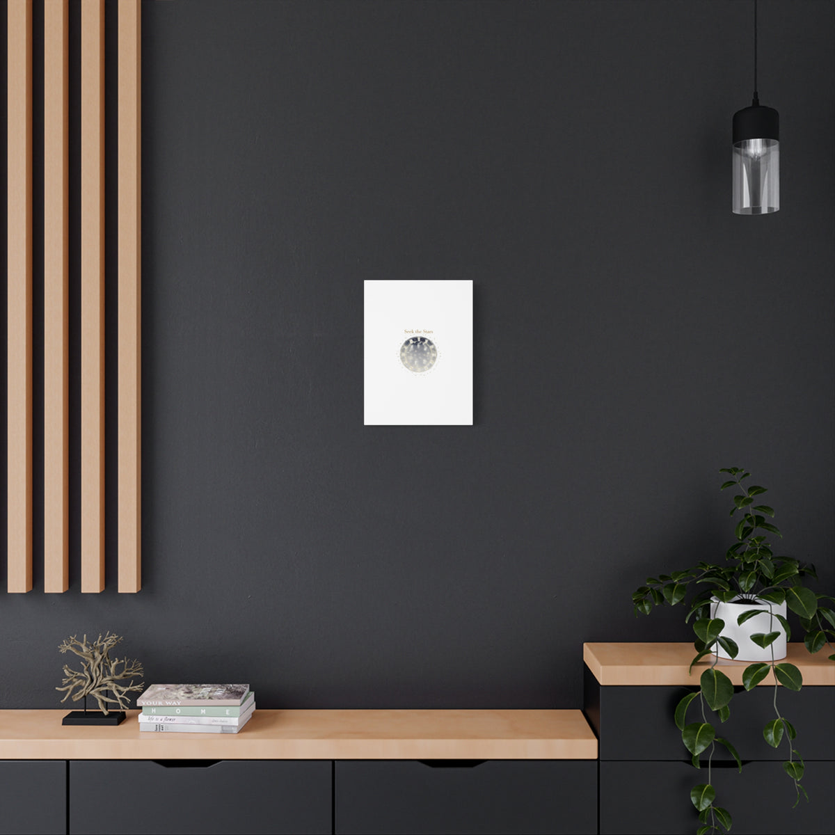 Seek the Stars Canvas | Celestial Astrology Art, Constellation Wall Decor