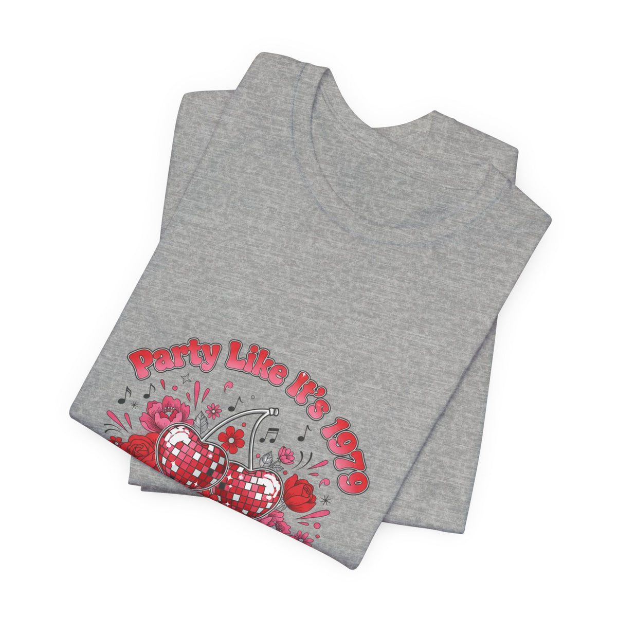 Disco Cherry Hearts Tee | sparkly hearts, retro romance