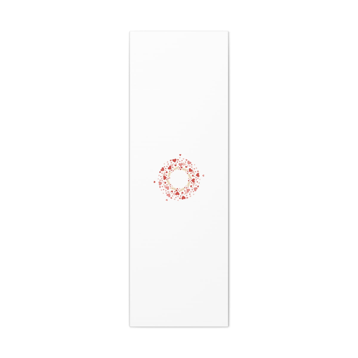 Tiny Heart Wreath Canvas | tiny heart design, valentine doodle