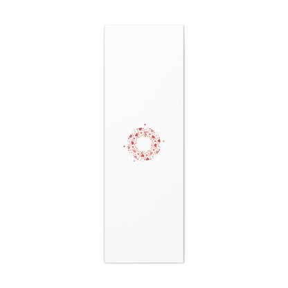 Tiny Heart Wreath Canvas | tiny heart design, valentine doodle