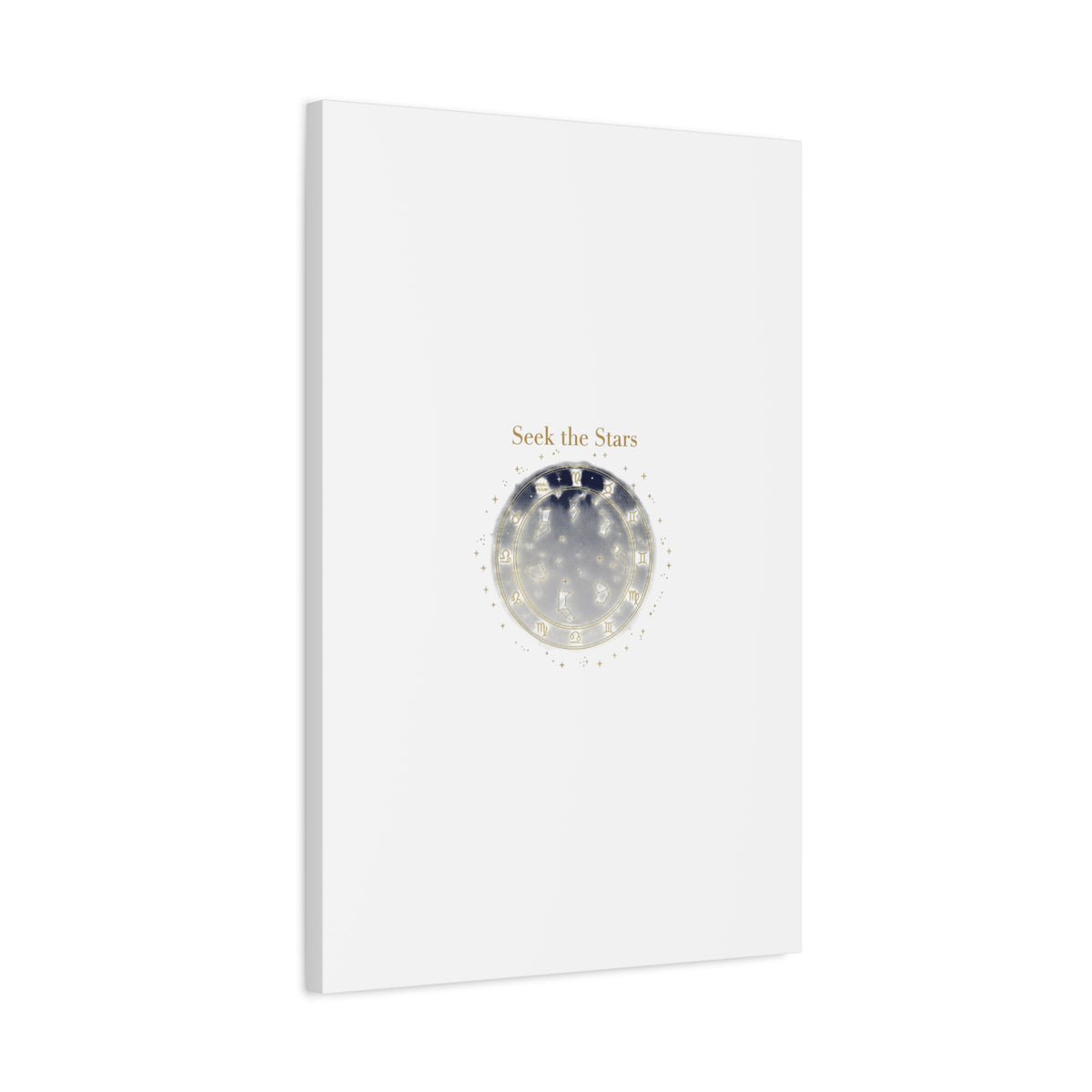 Seek the Stars Canvas | Celestial Astrology Art, Constellation Wall Decor