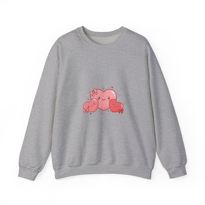 Tiny Heart Doodle Sweatshirt | tiny heart design, heart pattern shirt