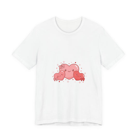 Kawaii Tiny Heart Family Tee | tiny heart design, valentine doodle
