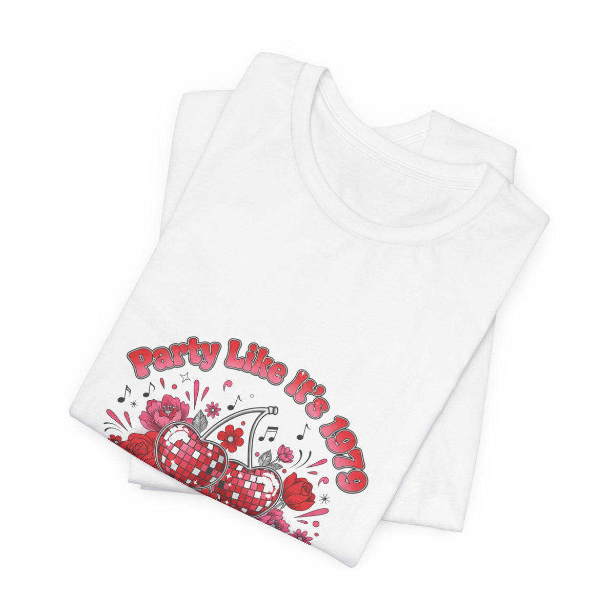 Disco Cherry Hearts Tee | sparkly hearts, retro romance