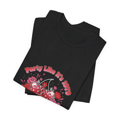 Disco Cherry Hearts Tee | sparkly hearts, retro romance