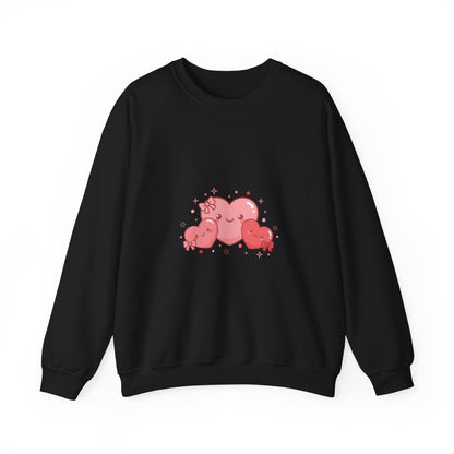 Tiny Heart Doodle Sweatshirt | tiny heart design, heart pattern shirt