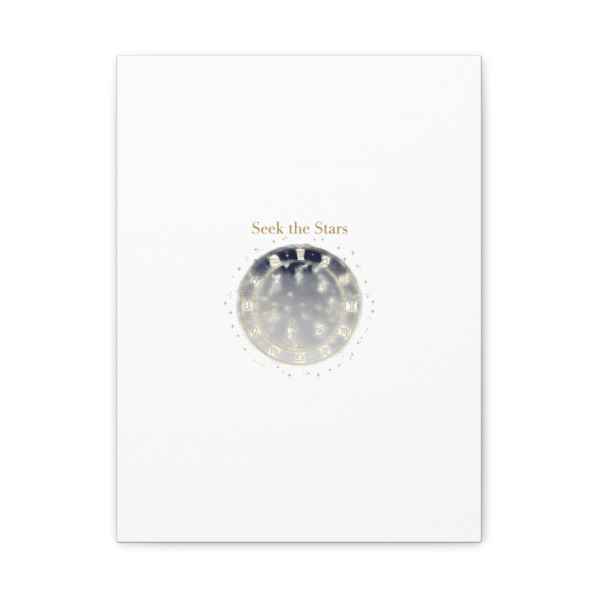 Seek the Stars Canvas | Celestial Astrology Art, Constellation Wall Decor