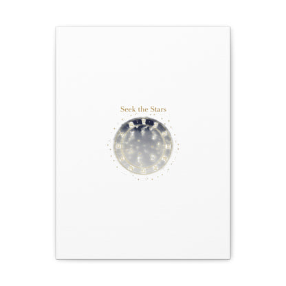 Seek the Stars Canvas | Celestial Astrology Art, Constellation Wall Decor