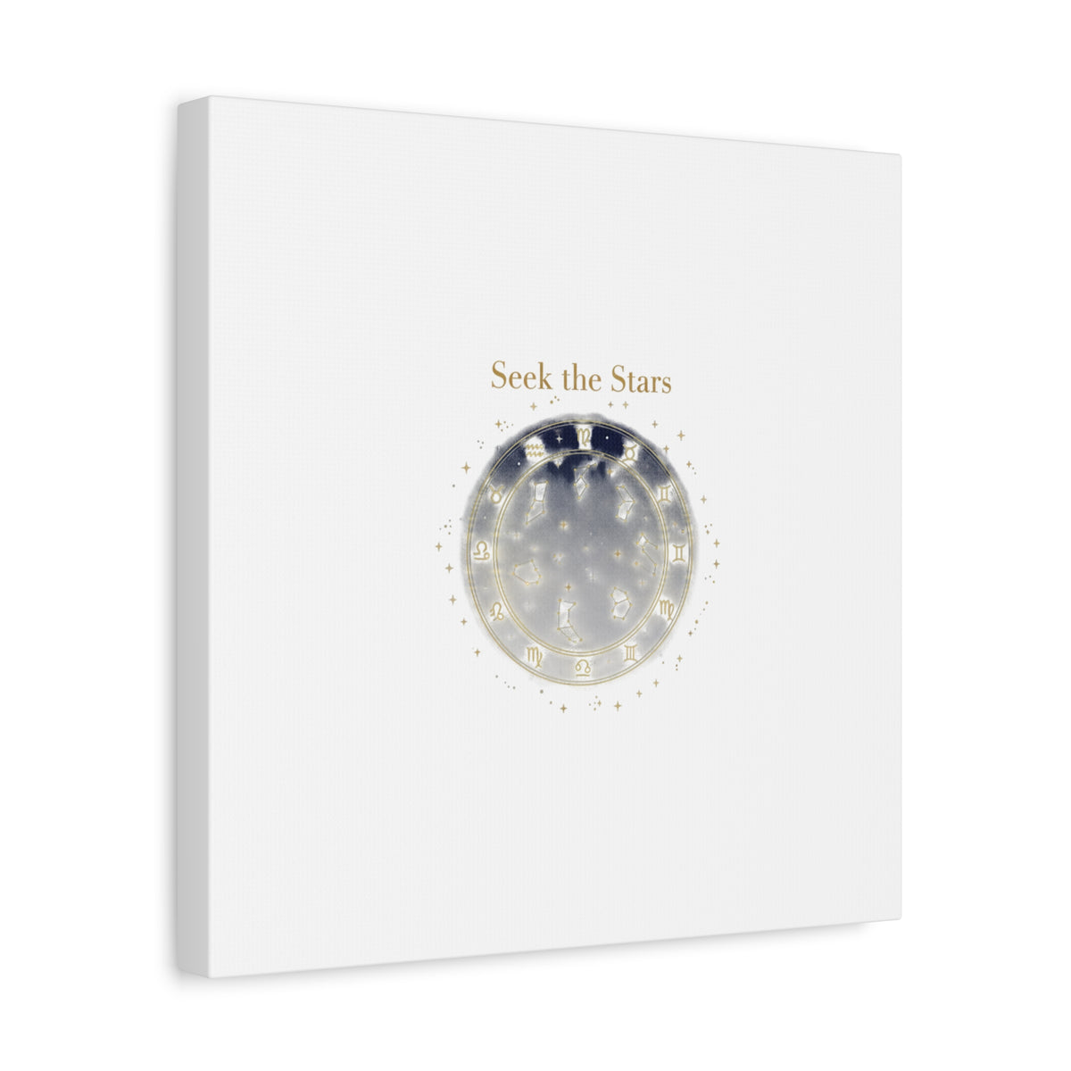 Seek the Stars Canvas | Celestial Astrology Art, Constellation Wall Decor