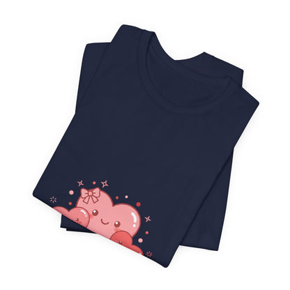 Kawaii Tiny Heart Family Tee | tiny heart design, valentine doodle