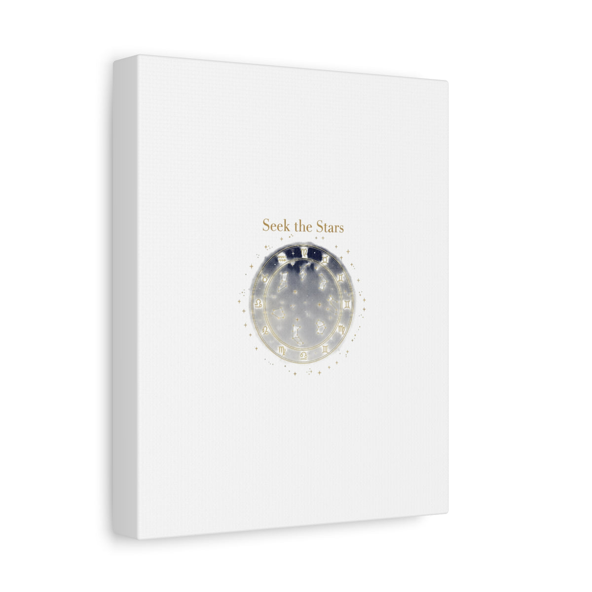 Seek the Stars Canvas | Celestial Astrology Art, Constellation Wall Decor