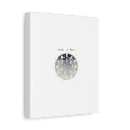 Seek the Stars Canvas | Celestial Astrology Art, Constellation Wall Decor