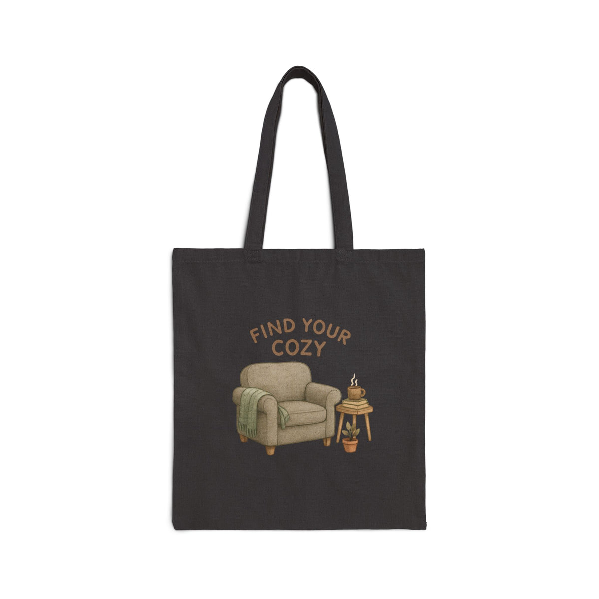 Copy of Cozy Vibes Cotton Canvas Tote Bag - Find Your Cozy