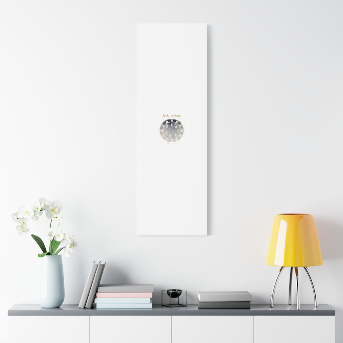 Seek the Stars Canvas | Celestial Astrology Art, Constellation Wall Decor