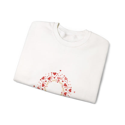 Tiny Heart Confetti Wreath Sweatshirt | tiny heart design, heart pattern shirt