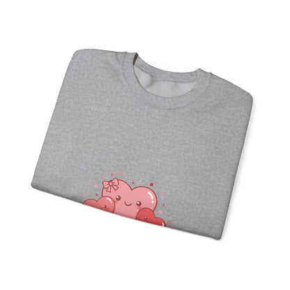 Tiny Heart Doodle Sweatshirt | tiny heart design, heart pattern shirt