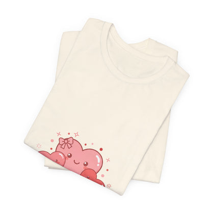 Kawaii Tiny Heart Family Tee | tiny heart design, valentine doodle