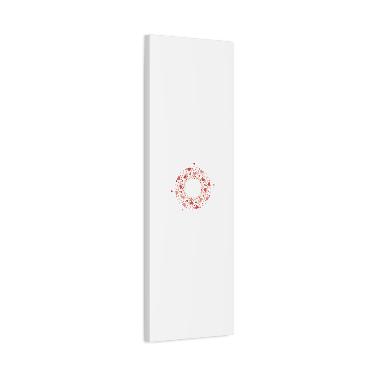 Tiny Heart Wreath Canvas | tiny heart design, valentine doodle