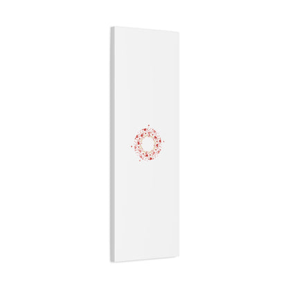 Tiny Heart Wreath Canvas | tiny heart design, valentine doodle