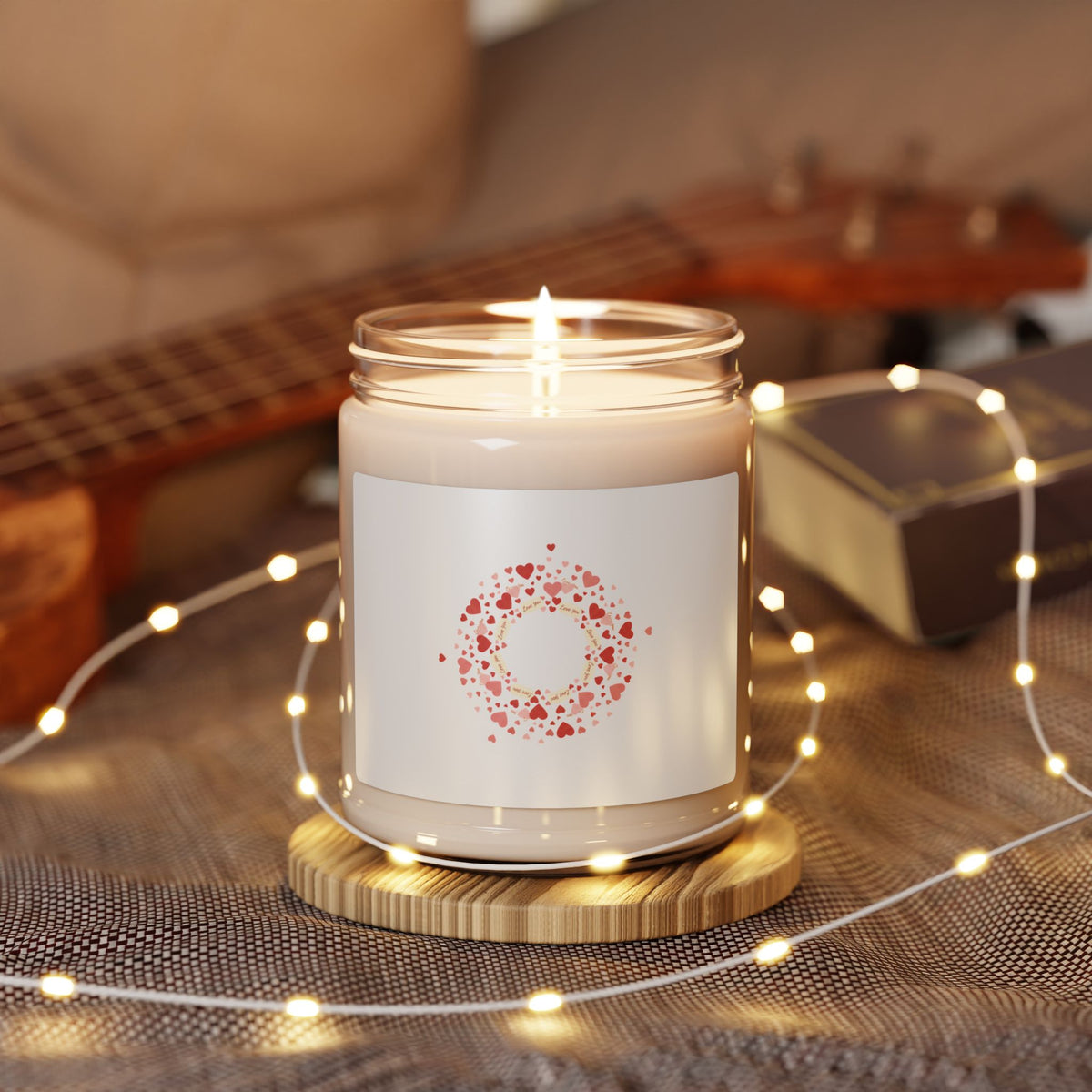 Tiny Heart Confetti Soy Candle, 9oz | Tiny Hearts Everywhere