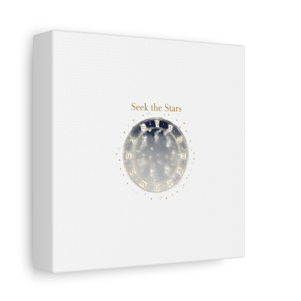 Seek the Stars Canvas | Celestial Astrology Art, Constellation Wall Decor
