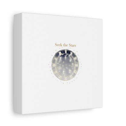 Seek the Stars Canvas | Celestial Astrology Art, Constellation Wall Decor