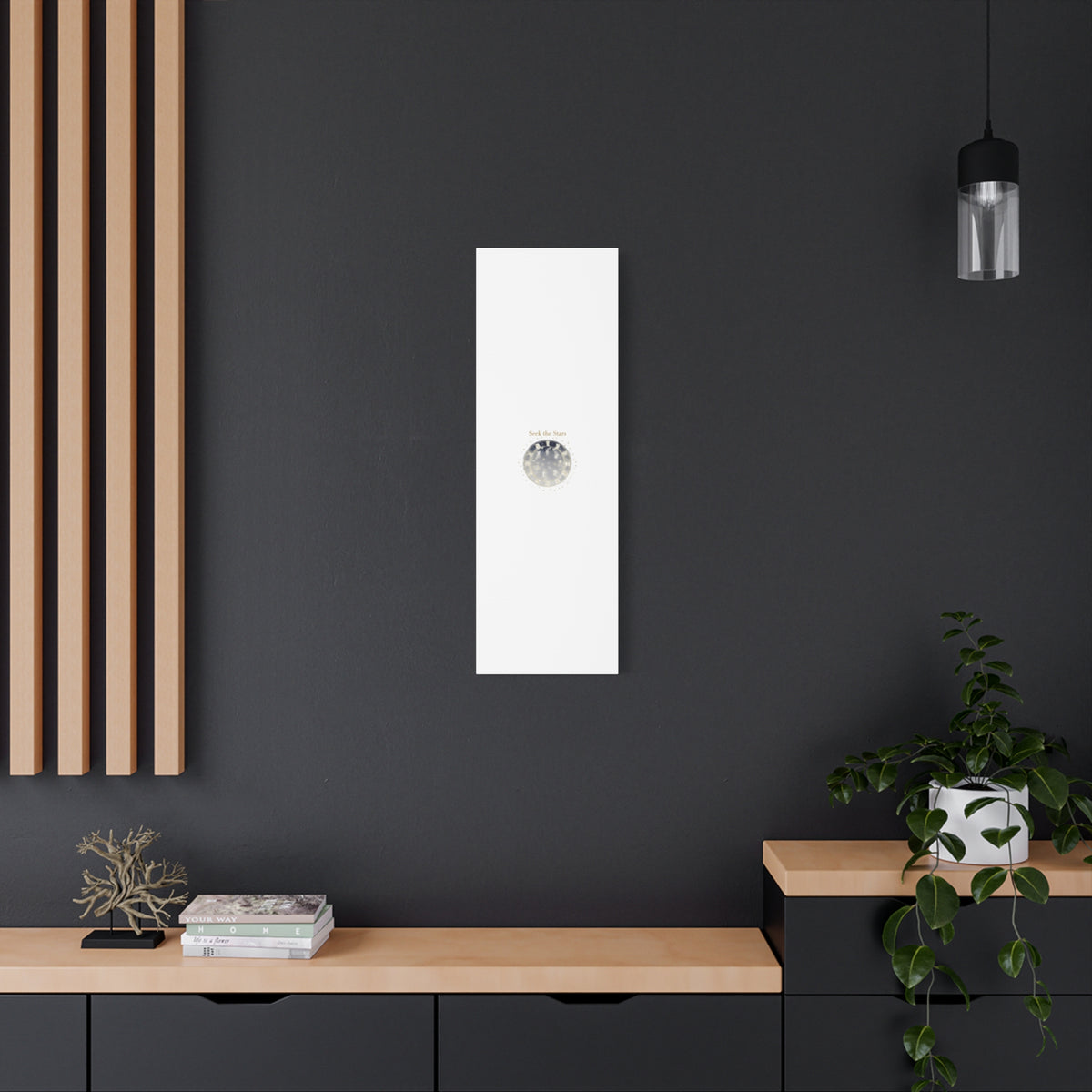 Seek the Stars Canvas | Celestial Astrology Art, Constellation Wall Decor