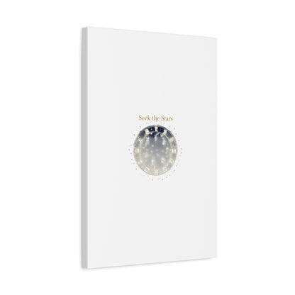 Seek the Stars Canvas | Celestial Astrology Art, Constellation Wall Decor