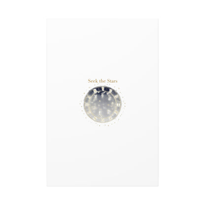 Seek the Stars Canvas | Celestial Astrology Art, Constellation Wall Decor