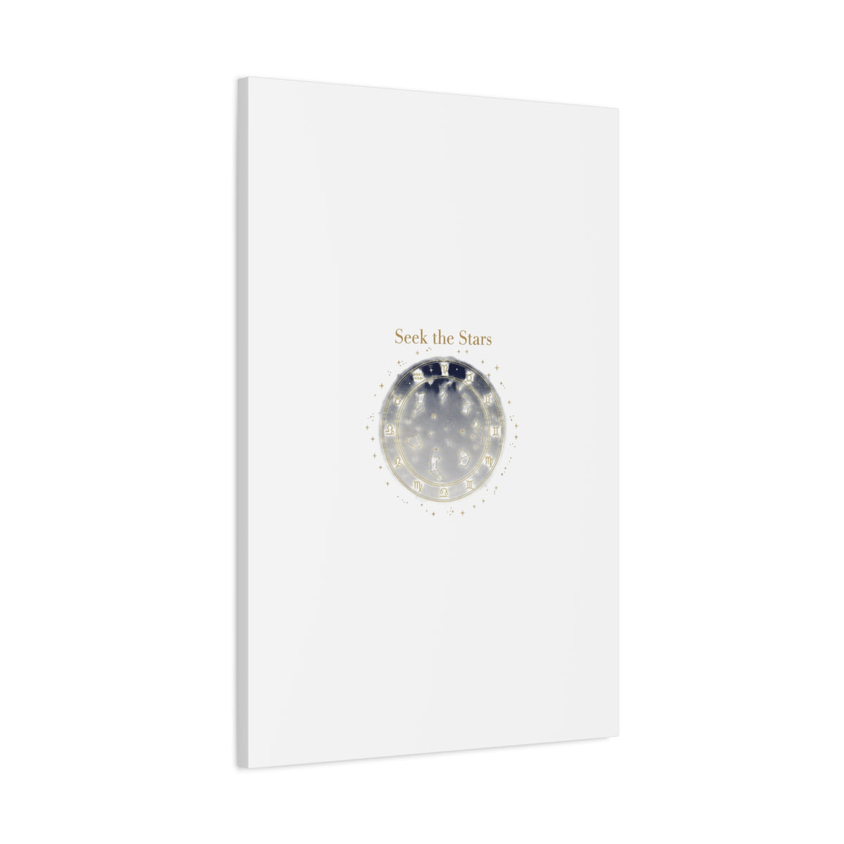 Seek the Stars Canvas | Celestial Astrology Art, Constellation Wall Decor