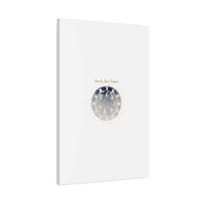 Seek the Stars Canvas | Celestial Astrology Art, Constellation Wall Decor
